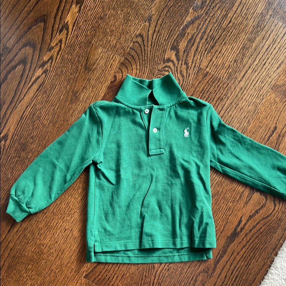 Ralph Lauren Kids Polo Shirt in Forest Green